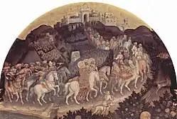 Le voyage par Jérusalem.