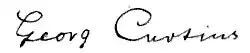 signature de Georg Curtius