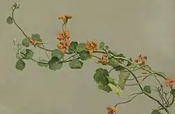 Jean-Philippe George-Julliard(1818–1888),peintre suisse,Kapuzinerkresse.