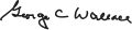 Signature de George Wallace