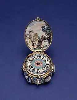 Montre pendentif vers 1650.