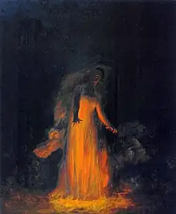 Toile de 46 cm par 38.