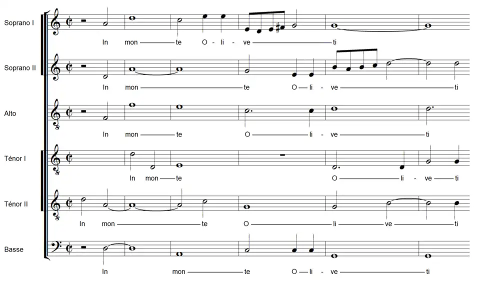 partition pour ensemble vocal