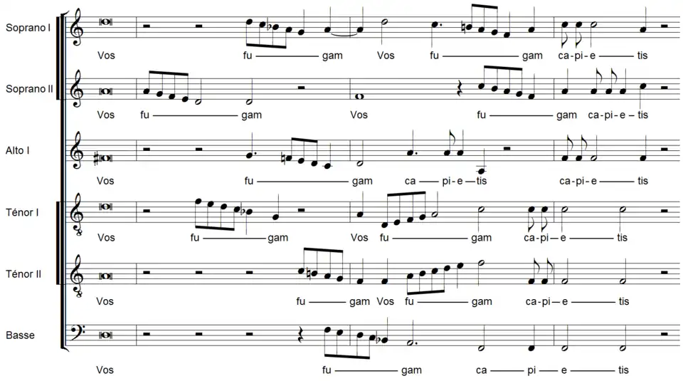 partition pour ensemble vocal