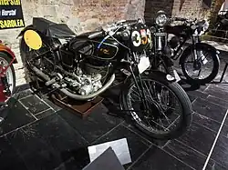 Moto Gillet Herstal dans le Spa-Francorchamps Racing Museum.