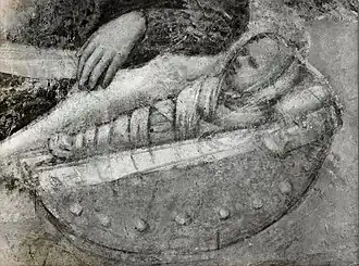 Détail en noir et blanc.