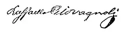 signature de Raffaello Giovagnoli
