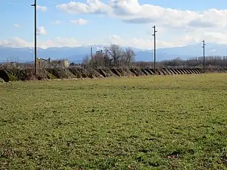 Lignes de Toblerones à Gland