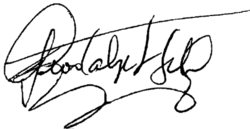 signature de Guadalupe Larriva