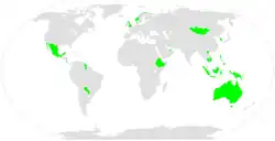 Carte de l'organisation