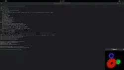 Description de l'image Glxinfo-with-glxgears.png.