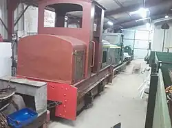 Le paquebot garé voie 3