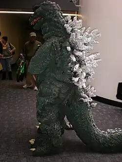 Godzilla (joué par Haruo Nakajima) dans le film de 1954.