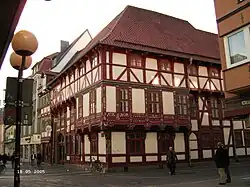 La Junkernschänke, maison de style gothique tardif du XVe&nbsp;siècle.