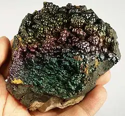 Goethite. Coon Creek Mine,  Shady, Polk County (Arkansas, États-Unis).