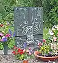Tombe de Christian Becher (de) (2013).