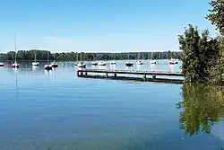 Le Grand Large au niveau de la commune de Meyzieu.