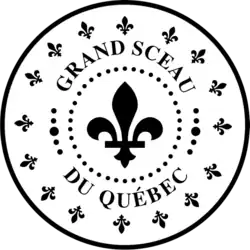 Image illustrative de l'article Grand Sceau du Québec