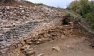 Fortifications de l'oppidum de la Granède.