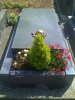 Tombe de l'écrivain Joseph Roth.