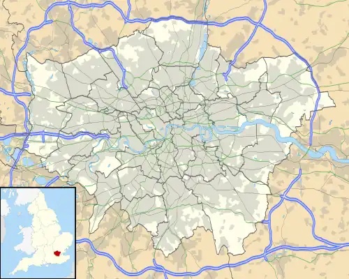 voir sur la carte de Londres