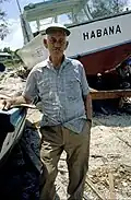 Gregorio Fuentes à Cojimar en 1993.