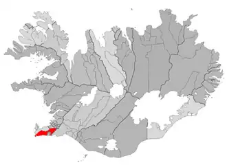 Localisation de Grindavíkurbær