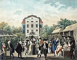 Au jardin Großbosischen de Leipzig, v. 1825, Musée de la ville de Leipzig&nbsp;(de).