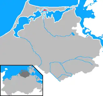 Situation de Große Kirr.