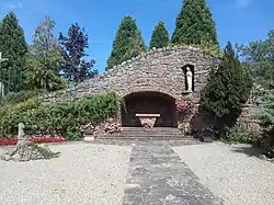 Uberach. Grotte de Lourdes.