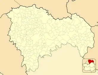 (Voir situation sur carte : province de Guadalajara)