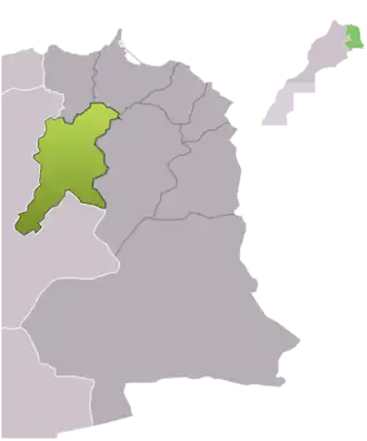 Localisation de Province de Guercif