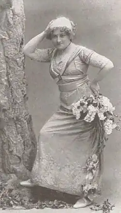 María Guerrero dans La flor de la vida (1911), des frères Álvarez Quintero