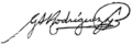 Signature de Guillermo Rodríguez