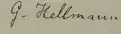 signature de Gustav Hellmann