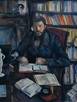 Paul Cézanne, Portrait de Gustave Geffroy, 1895, huile sur toile, Paris, musée d'Orsay.