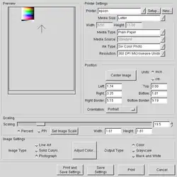 Description de l'image Gutenprint screenshot.png.