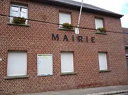 La mairie à Hédencourt.