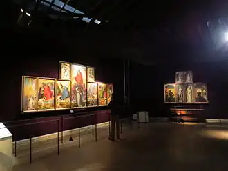 Polyptyque Le Jugement dernier de Rogier van der Weyden, ouvert et fermé.