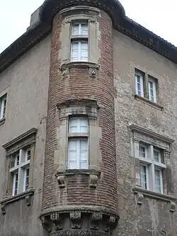 La tour de l'hôtel Jean Leroy édifié au XVIIe&nbsp;siècle.