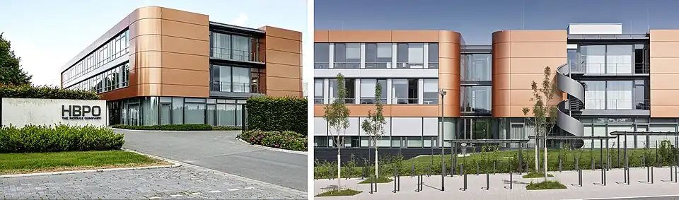 Bâtiment de l'entreprise HBPO (de)