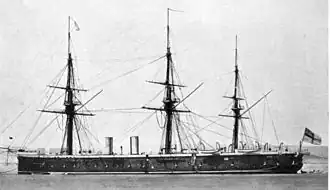 illustration de HMS Achilles (1863)