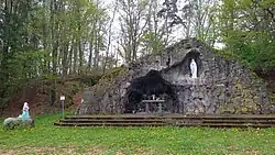 Grotte de Lourdes d'Hadol.