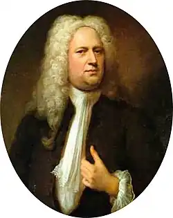 Portrait de G. F. Haendel (1733)