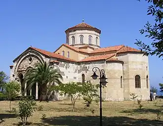 Ancienne basilique Sainte-Sophie de Trébizonde en Turquie.
