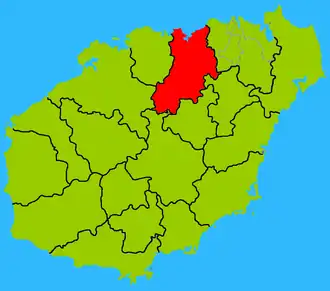 Localisation de Chéngmài Xiàn