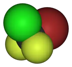Image illustrative de l’article Bromochlorodifluorométhane