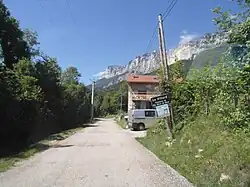 Entrée du hameau du Villard.