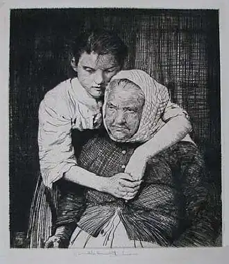 Femme de pêcheur, William Lee Hankey, 1920.