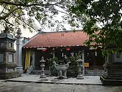 Hanoi (nord). Pagode de la Dame de pierre (Chùa Bà Đá), rue Nhà Thờ. Photo prise en novembre 2013.